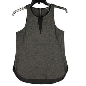 Banana Republic Top Womens Small Gray Sleeveless Modern Classic Athleisure Style